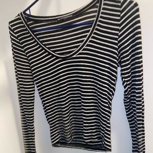 Brandy Melville Striped Long Sleeve Shirt